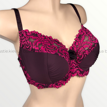 Бюстгальтер lanny mode 11340 бордовий, 75, C