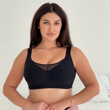 Бюстгальтер топ Annajolly 90222 чорний, XL